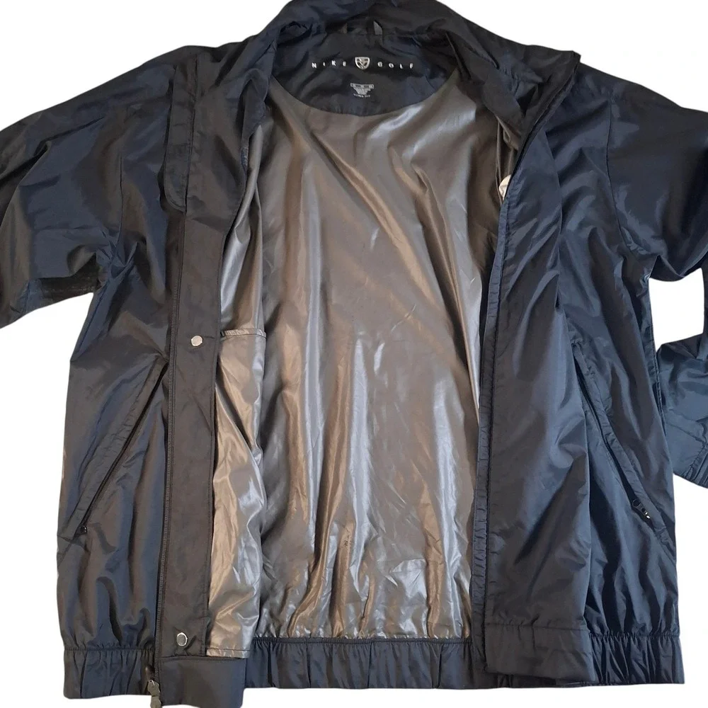 Vintage Nike‎ Golf Convertble Jacket Mens XL Black 2004 PGA Whistling Straits